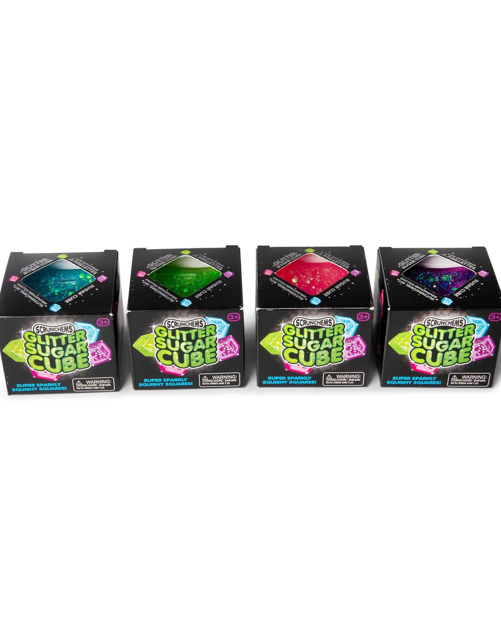 SCRUNCHEMS GLITTER SUGAR CUBE