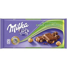 Rocket Fizz Lancaster's Milka Milk Chocolate With Hazelnuts
