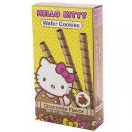 Asian Food Grocer Hello Kitty Wafer Cookies Choc