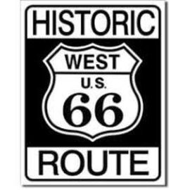 Novelty  Metal Tin Sign 12.5"Wx16"H Route 66 California Novelty Tin Sign
