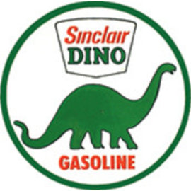 Novelty  Metal Tin Sign 12.5"Wx16"H Sinclair Dino Gasoline Novelty Tin Sign