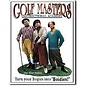 Novelty  Metal Tin Sign 12.5"Wx16"H Stooges - Golf Masters Novelty Tin Sign