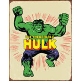 Novelty  Metal Tin Sign 12.5"Wx16"H Hulk Retro Novelty Tin Sign