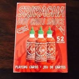 Rocket Fizz Lancaster's Sriracha  hot chili Sauce playing card