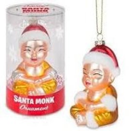 Rocket Fizz Lancaster's Santa Monk Glass Ornament