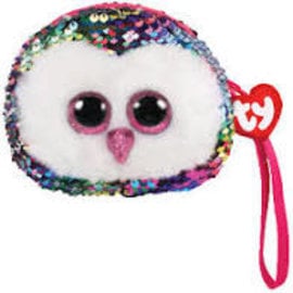 Ty Inc. Beanie Baby Owen Sequin Wristlet