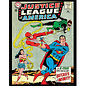 Novelty  Metal Tin Sign 12.5"Wx16"H Comic Print - Justice League of America February 1964 Novelty Tin Sign
