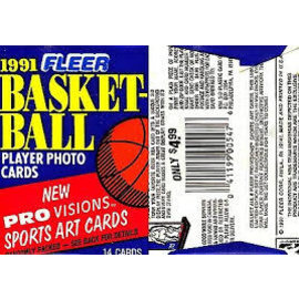 1991-92 Fleer Basketball Series 1 SEALED PACK BUSTINA PACCHETTO