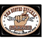 Novelty  Metal Tin Sign 12.5"Wx16"H Busted Knuckle Garage Novelty Tin Sign