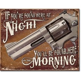 Novelty  Metal Tin Sign 12.5"Wx16"H If Found Here Novelty Tin Sign