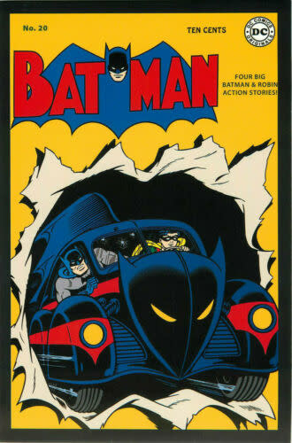 Comic Print - Batman #20 December 1943 - Rocket Fizz Lancaster