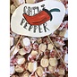 www.RocketFizzLancasterCA.com Chili Pepper Salt Water Taffy ( 7 Taffies for $1.00)