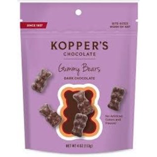 Rocket Fizz Lancaster's Koppers Grab and Go Gummi Bears Dark Chocolate