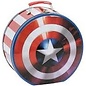 Rocket Fizz Lancaster's Marvel Captain America Shield Shaped Tin Tote