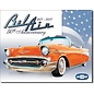 Novelty  Metal Tin Sign 12.5"Wx16"H Bel Air - 50th Anniversary Novelty Tin Sign