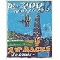 Novelty  Metal Tin Sign 12.5"Wx16"H St. Louis Air Races Novelty Tin Sign