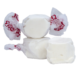 www.RocketFizzLancasterCA.com Vanilla Salt Water Taffy ( 7 Taffies for $1.00)