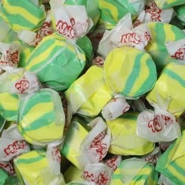 www.RocketFizzLancasterCA.com Pineapple  Salt Water Taffy ( 7 Taffies for $1.00)