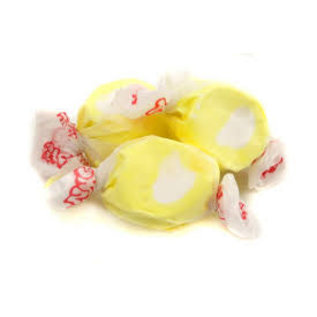 www.RocketFizzLancasterCA.com Lemon Meringue Salt Water Taffy ( 7 Taffies for $1.00)