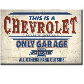 Rocket Fizz Lancaster's Magnet: Chevy Only Garage