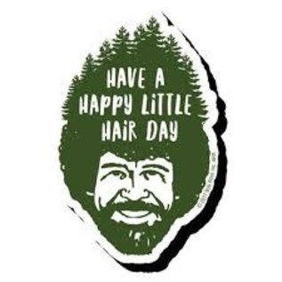 Rocket Fizz Lancaster's Bob Ross Hair Funky Chunky Magnet