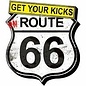 Rocket Fizz Lancaster's Get Your Kicks Route 66 Grunge Funky Chunky Magnet