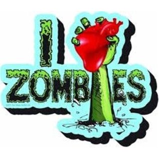 Rocket Fizz Lancaster's I Heart Zombies Magnet