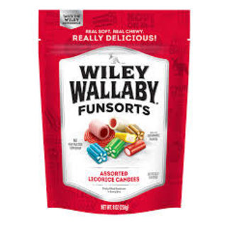Rocket Fizz Lancaster's Wiley Wallaby Funsorts  Licorice Assorted