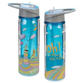 Rocket Fizz Lancaster's Dr. Seuss ''Oh The Places'' 18 oz. Tritan Water Bottle
