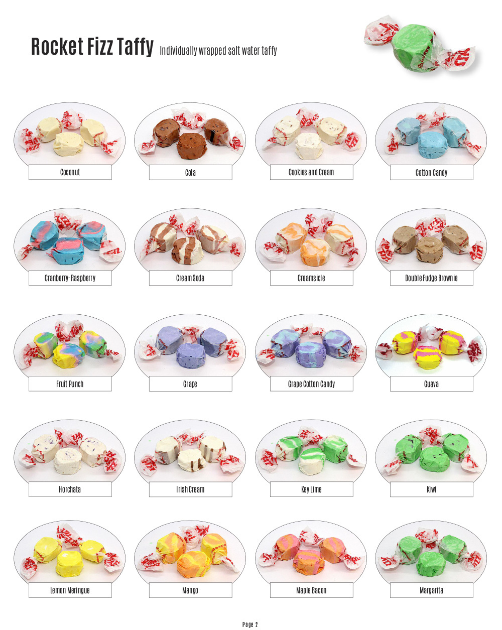 Taffy (2 Large Bags) Rocket Fizz Lancaster