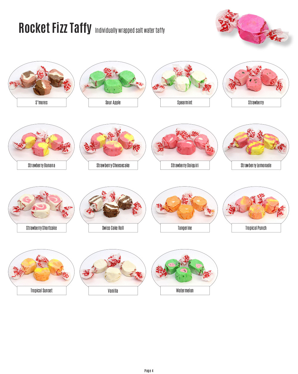Taffy (4 Pound Bag) Rocket Fizz Lancaster
