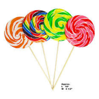 Rocket Fizz Lancaster's Wild West Swirl Lollipops Rainbow
