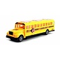 Toys of Rocket Fizz Lancaster Children's Deluxe School Bus Battery Operated Bump & Go Toy Bus w/ Fun Sounds