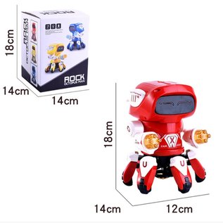 Toys of Rocket Fizz Lancaster Electric six claw Robot Climb Octopus spider Robots Acousto-optic toy Brithday gift Toys for children kids baby