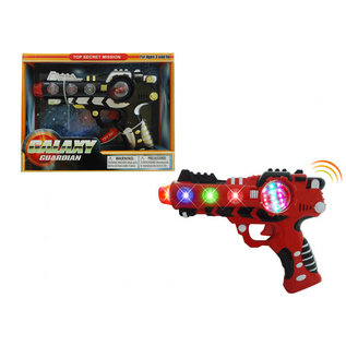 Toys of Rocket Fizz Lancaster Toy Gun Battery Operated Vibrate with Light & Sound - Galaxy Gaurdian 8.5"