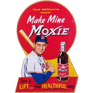 Novelty  Metal Tin Sign 12.5"Wx16"H Ted's Moxie Novelty Tin Sign