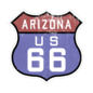 Novelty  Metal Tin Sign 12.5"Wx16"H Route 66 Arizona Novelty Tin Sign