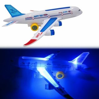 Toys of Rocket Fizz Lancaster Multicolor Flash Plane Toy Sound Aircraft Music Lighting Children Kids Toys W