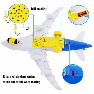 Toys of Rocket Fizz Lancaster Multicolor Flash Plane Toy Sound Aircraft Music Lighting Children Kids Toys W