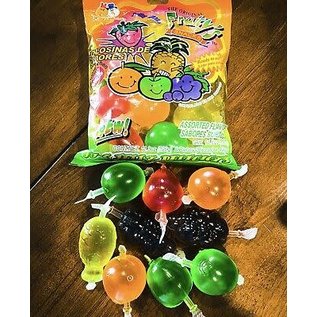 Jelly Fruit Challenge : Din Don Candy. One bag contain 9Jelly Packs