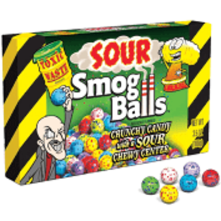 Candy Dynamics Toxic Waste Sour Smog Balls Theater Box
