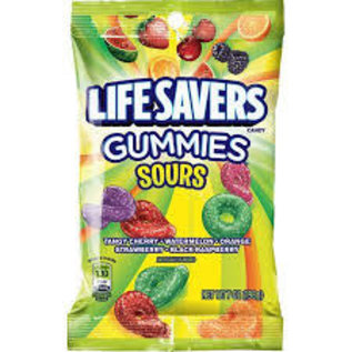 Lifesaver Gummies Sour Peg Bag
