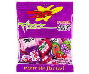 Zotz Grape & Lemon Fizzing Hard Candy - Cut Open For A Fizzy Demo   Kids Toy Video Reviews 