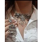 Rocket Fizz Lancaster's Oxidized Necklace/ German Silver Jewelry/ Elephant Design necklace