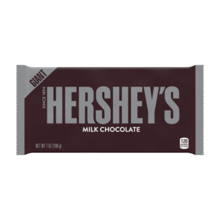 Hershey Chocolate USA Hershey Milk Chocolate Giant Bar 7 oz