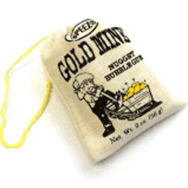 Rocket Fizz Lancaster's Gold Mine Nugget Gum Cloth Bag