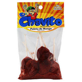 www.RocketFizzLancasterCA.com El Chavito Paleta de Mango: Mango Lollipop