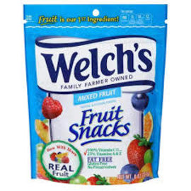 Rocket Fizz Lancaster's WELCH'S FRUIT SNACKS MIXED FRUIT 8 OZ POUCH