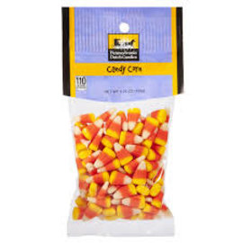 Nassau Candy PDC Clear Window Bag Candy Corn Peg Bag