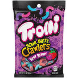 Ferrara Candy Company Inc Trolli Sour Brite Crawlers Very Berry Peg Bag